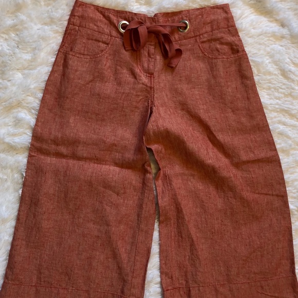 London Fog Pants - London Fog Marissa Fit Wide Leg Capris